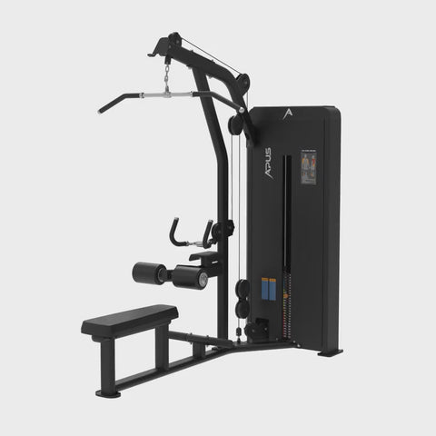 APUS latt pull down & seated row 360 video